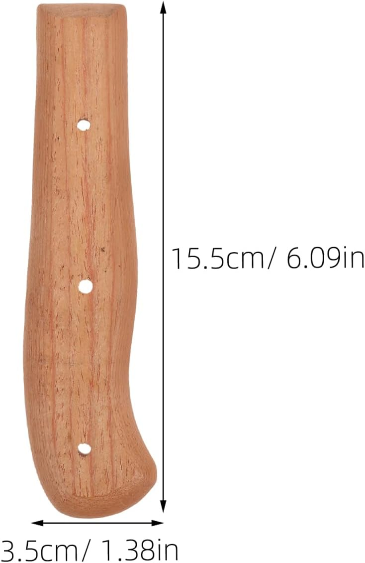 True Wood Handle Grip Method Straight Handle Hardwood Kitchen Knives