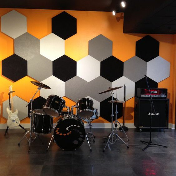 Ceiling Tiles Soundproof Fiberglass Acoustic Ceiling Baffle Tiles