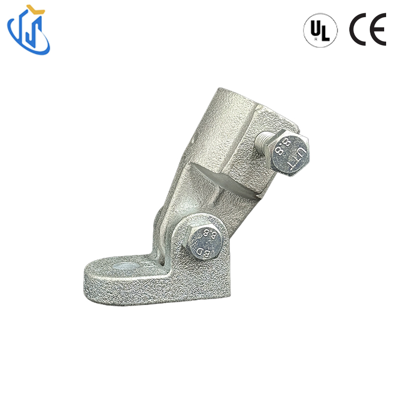Adjustable Seismic Base Connector Galvanized Steel for Structural Pole and Bracing System