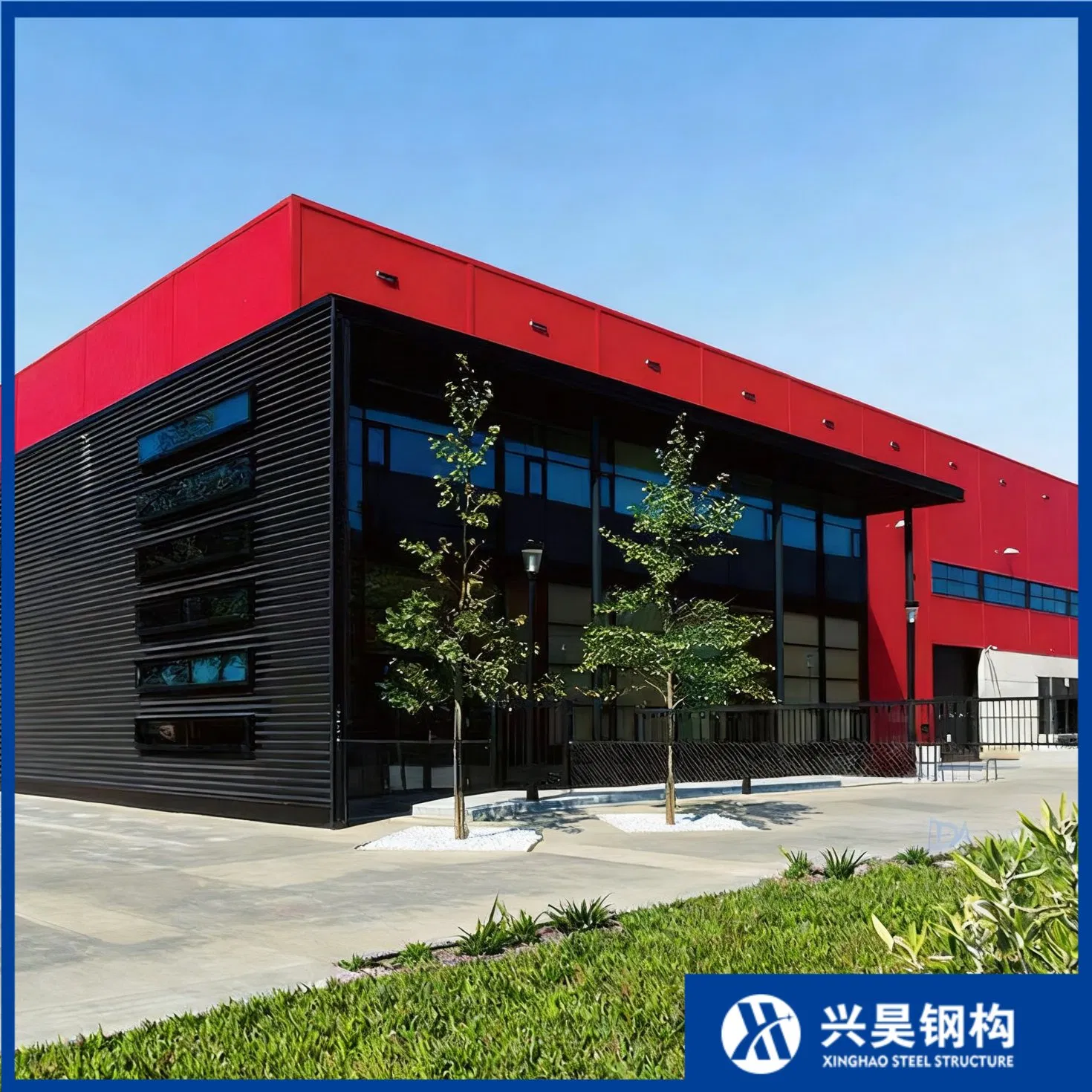 Customized Modern Residential Villa Prefabricated Steel Structure House/Workshop/Building