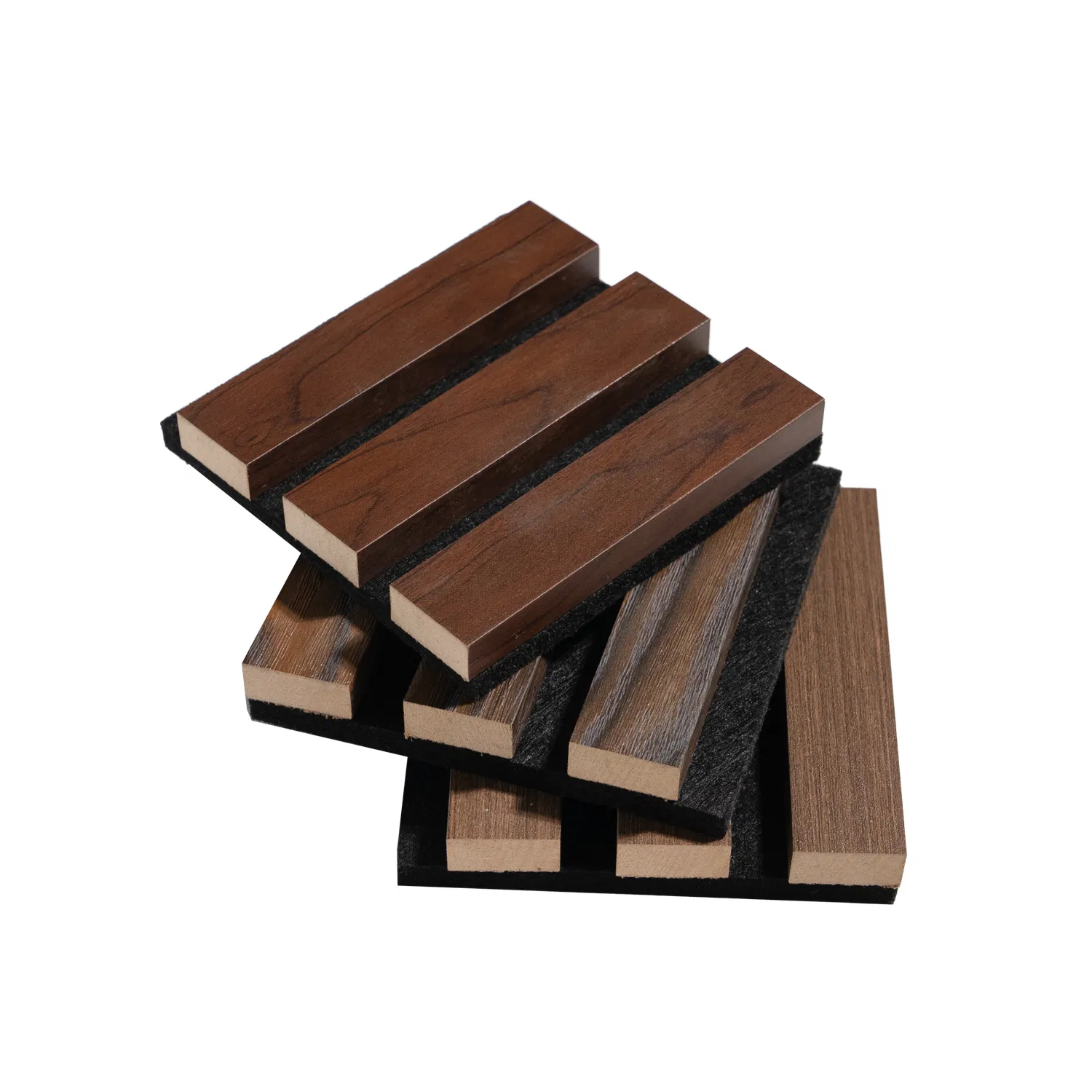 High Density MDF with Polyester Pet Felt Wood Slat Acoustic Panel 2600X600mm