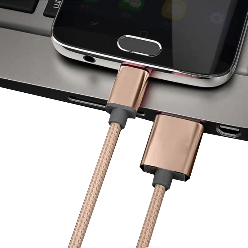 Кабель USB-Lightning с нейлоновой оплеткой для быстрой зарядки
