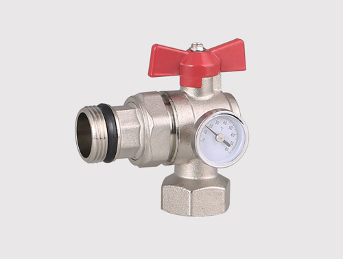 Premium 1-Inch Brass Nickel Ball Valve for Heating Systems