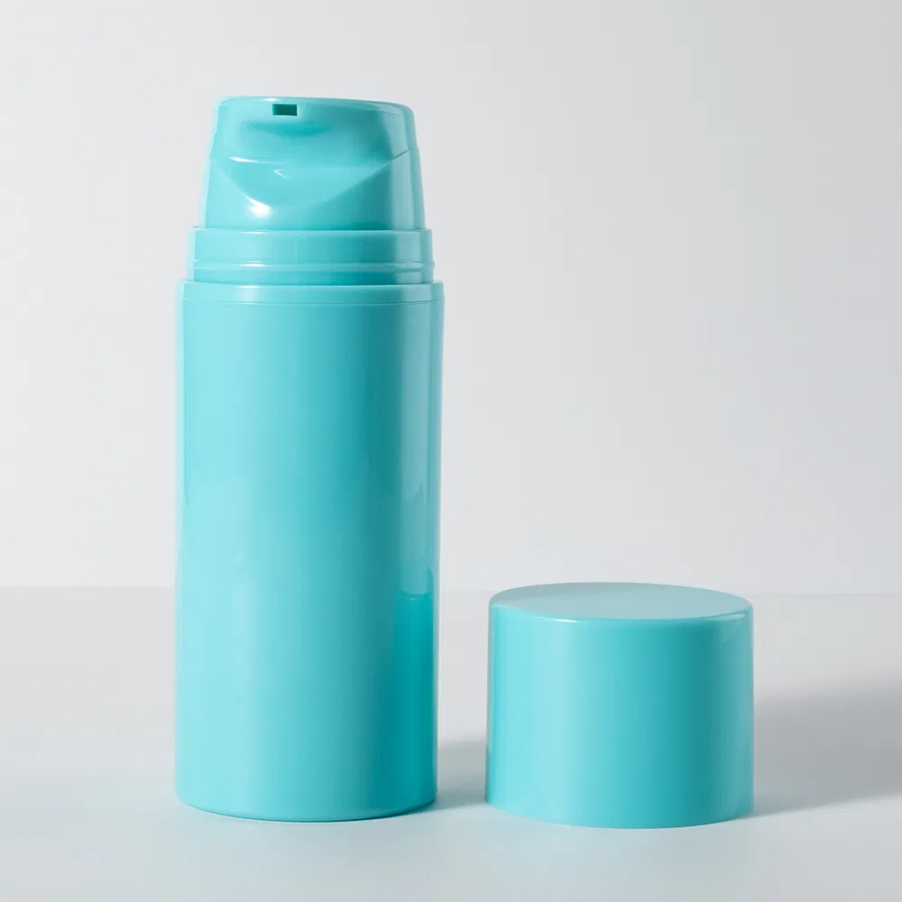 Factory 15ml 50ml 100ml ABS PP Cosmetic Vacuum Replaceable Liquid 4oz White Airless Pump Bottle Sets