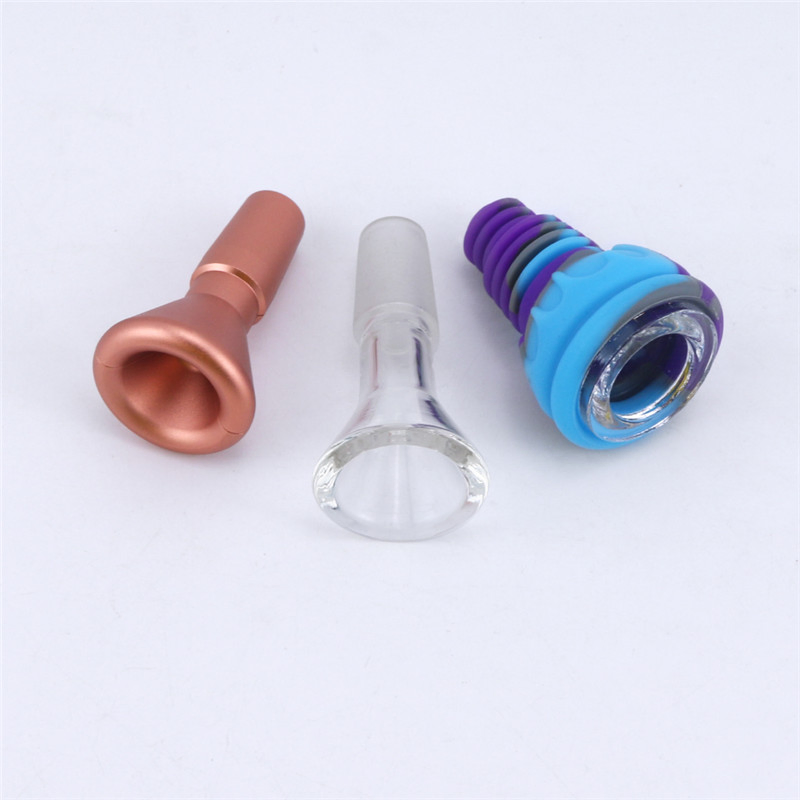 Custom Logo DAB Rigs Wax Tool Smoking Accessories Glass Water Pipe Kit Pre-Rolled Paper Magnetic Beaker Bowl