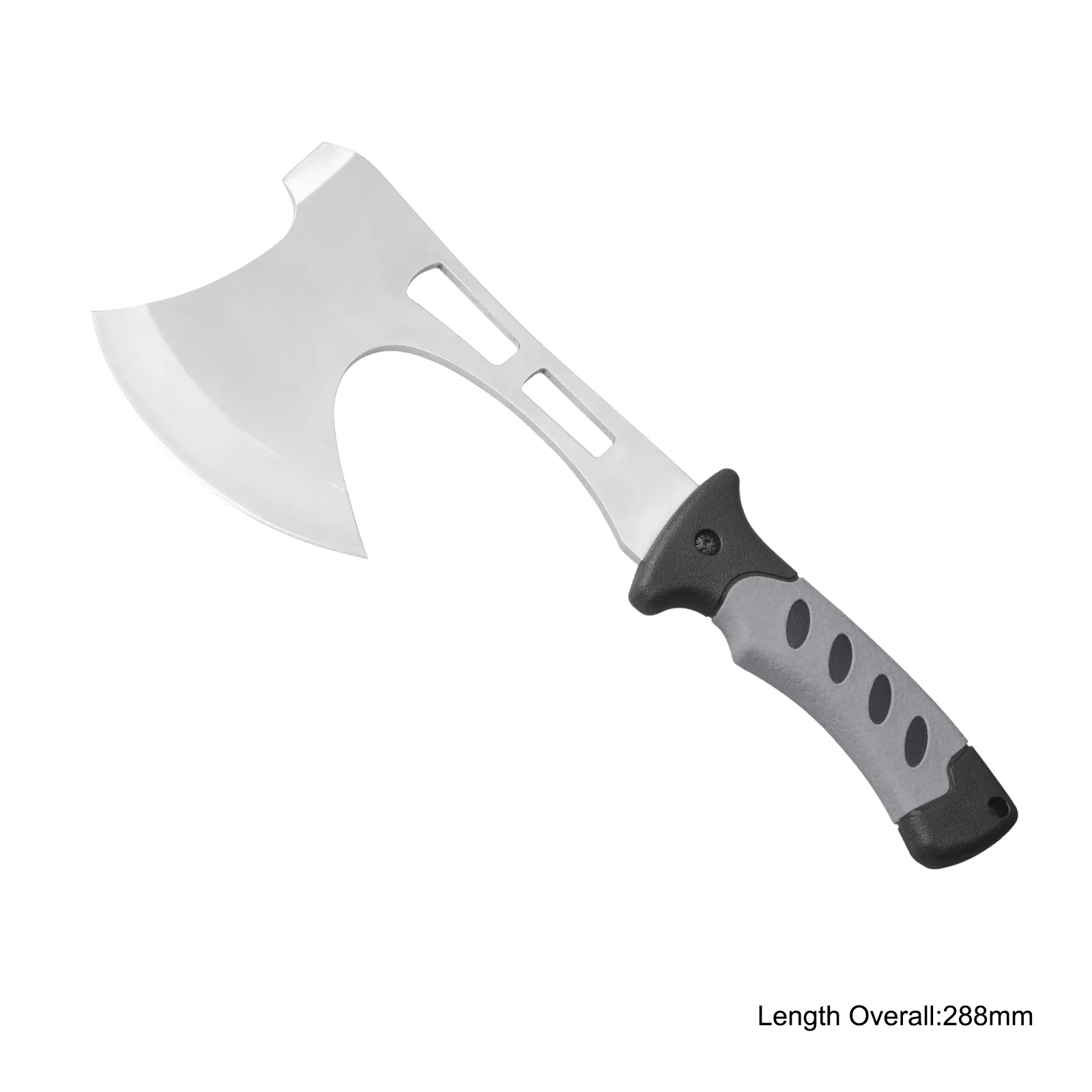 Stainless Steel Multi Function Axe with Rubber Handle (#8444)