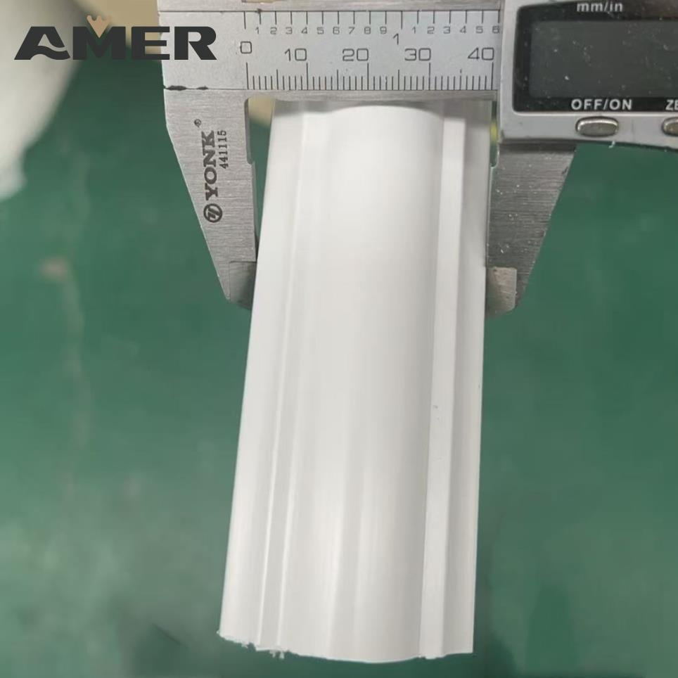 Easy Install Interior Decorative Waterproof White Plastic Baseboard Skirting Board Cornice PS Moulding