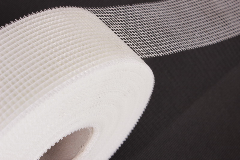 Self-Adhesive Fiberglass Mesh Tape, High Tensile Strength, Crack Prevention