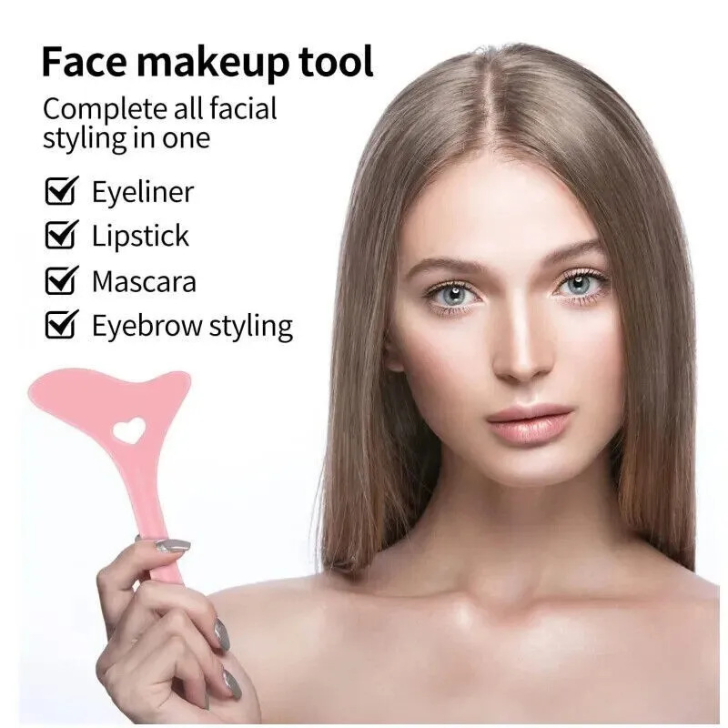 Hot Sale Facial Makeup Tools Draw Eyebrow Shaping Card Model Aid Tools