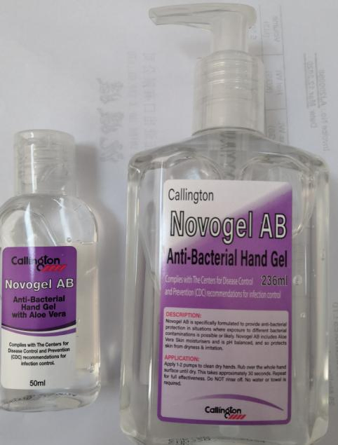 15ml Wash Free Private Label Disinfectant Alcohol Hand Sanitizer Gel Ce Certification Blue