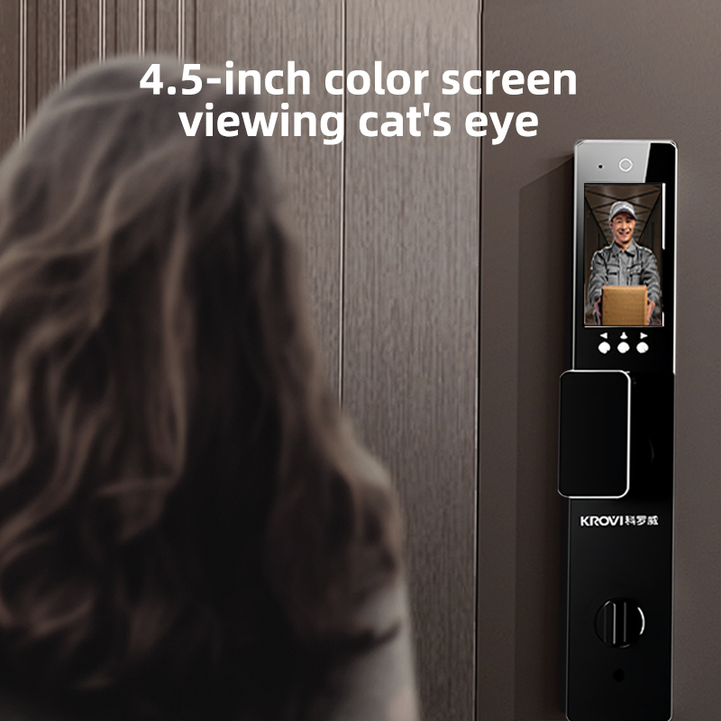 Tuya WiFi Password and Fingerprint Hot Selling Tuya Smart Locks Face Recognition Smart Lock Biometric Door Lock