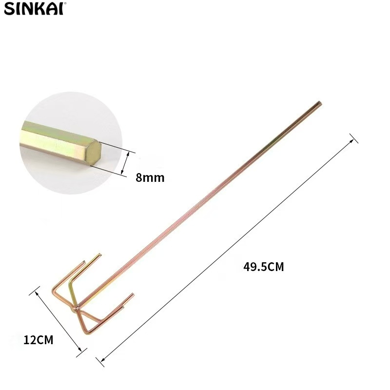 Насадка-миксер для краски и шпаклевки из нержавеющей стали