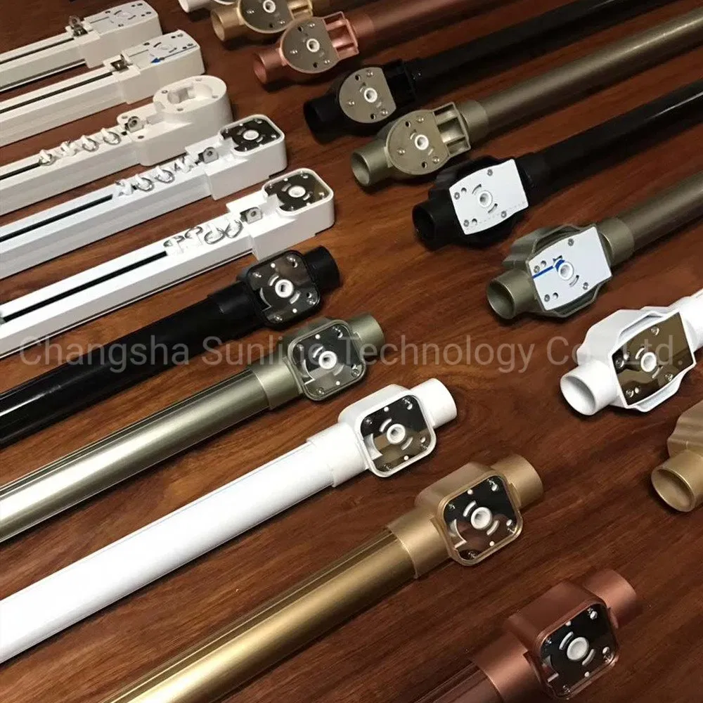 Factory Wholesale Motorized Smart WiFi Control Electric Curtain Motor Track