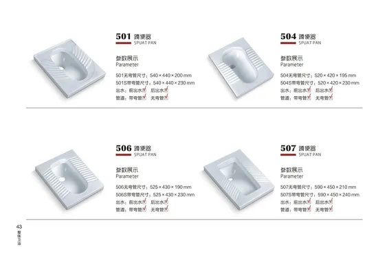 Chaozhou Sanitary Ware Factory Hot Sale White Color Ceramic Wholesale Price Squat Toilet Pan Bathroom Wc Squatting Pan