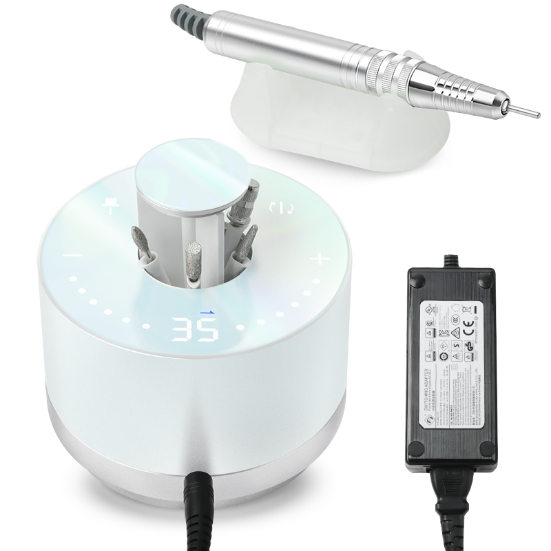 Professional Portable Brushless Motor 35000rpm Nail Drill Machine Manicure Pedicure File Salon Use