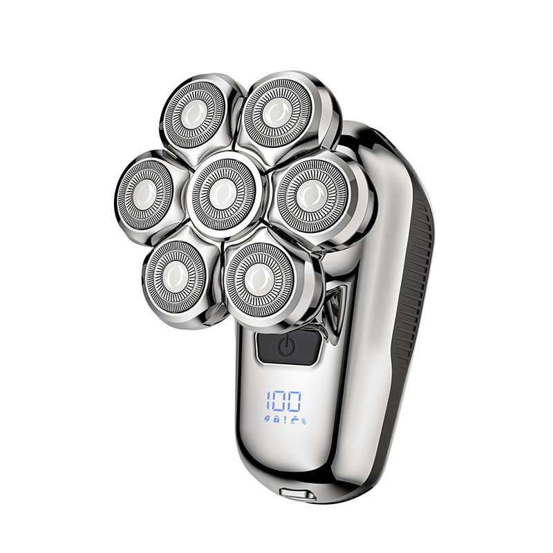 Men's Electric Head Shaver and Hair Clipper with 7 Floating Heads