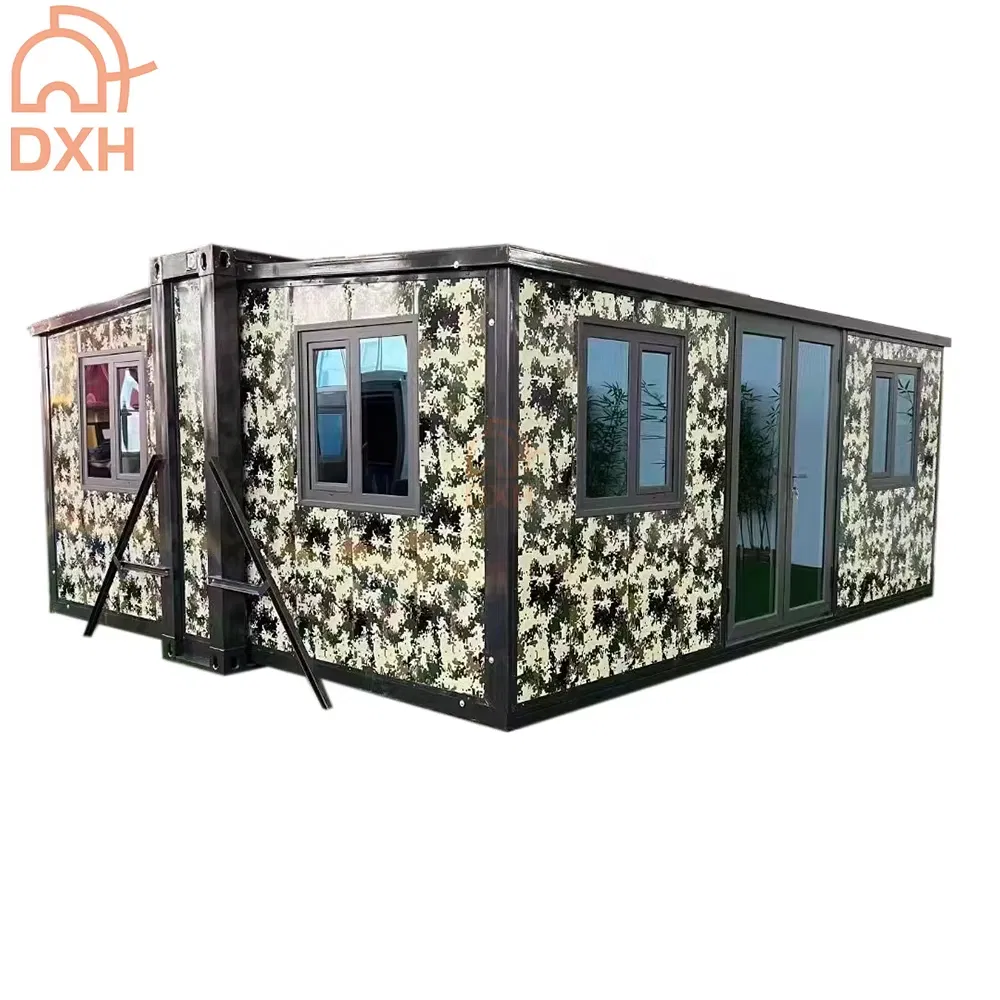 Dxh Hotel Apartment School Classroom Airbnb Workshop Dxh China 3 Bedroom Expandable Container Prefab Homes House with CE ISO CPR RoHS