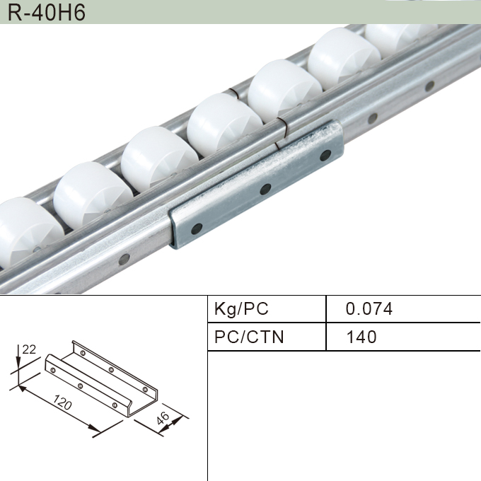 Galvanized Steel Frame Roller Track (R-8550)