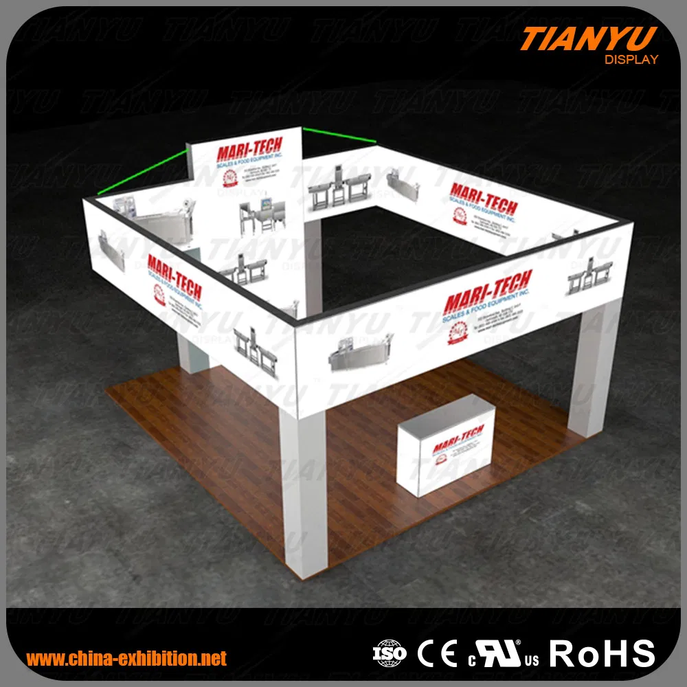 Versatile Aluminum LED Trade Show Booth Display Solution