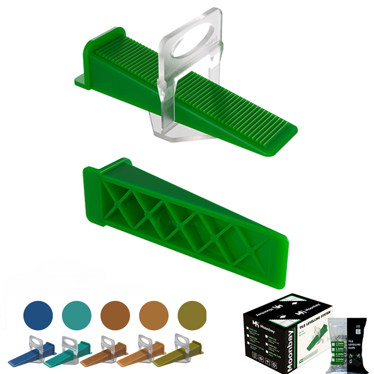 Plastic Ceramic Tiling Clips and Wedges Floor Tile Leveling System
