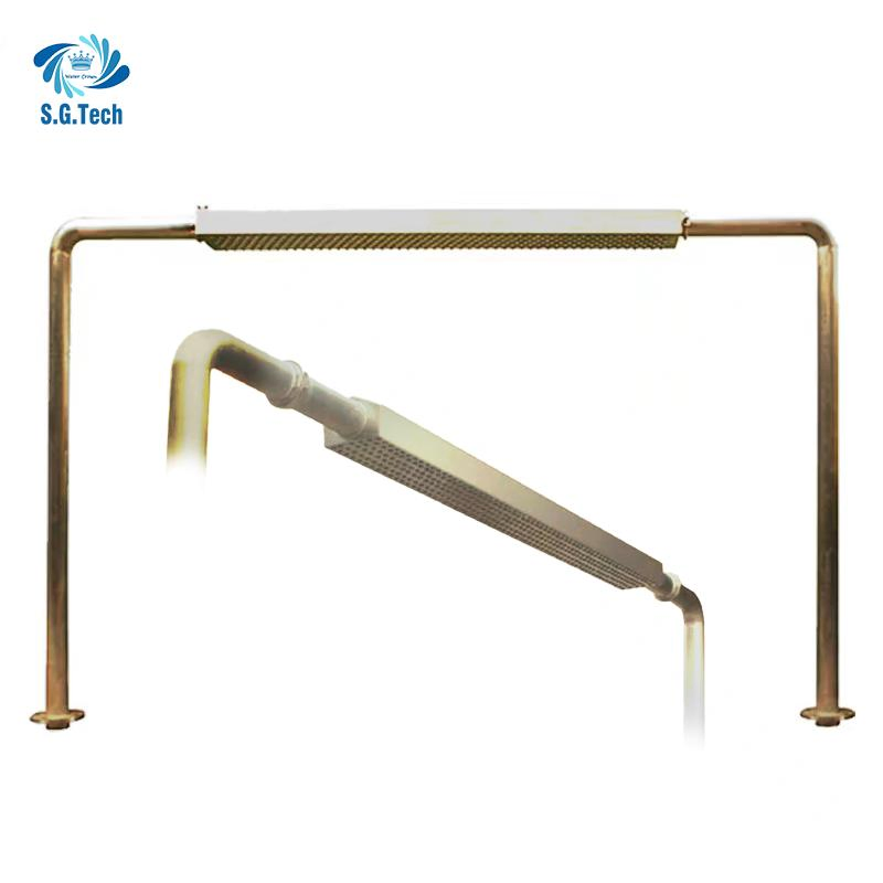 Water Crown Stainless Steel Commercial Vichy Shower for Poolside