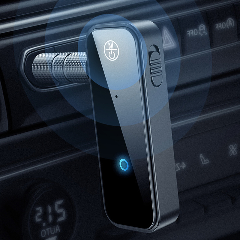 Car Kit C28 Aux 3.5mm Home Audio Handsfree Receiver Transmitter Wireless Adapter with Built-in Battery