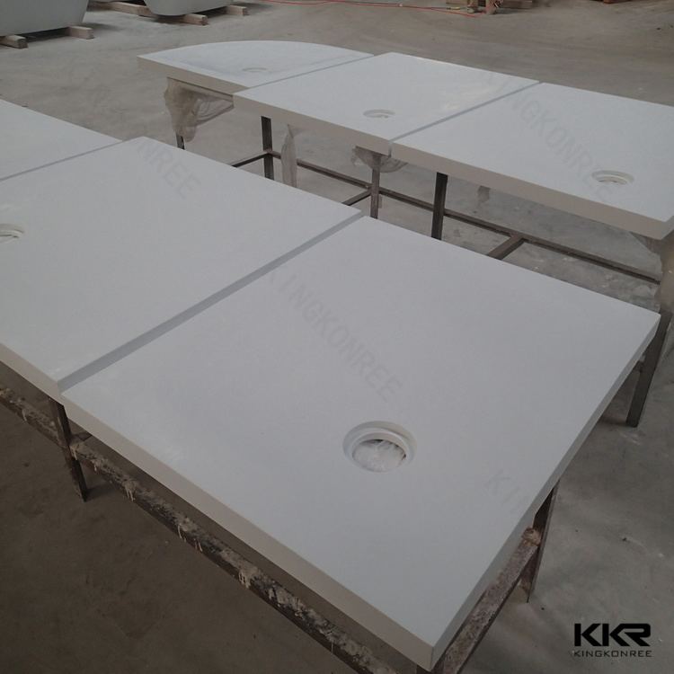 Composite Resin Stone Square Bathroom Wares Shower Base