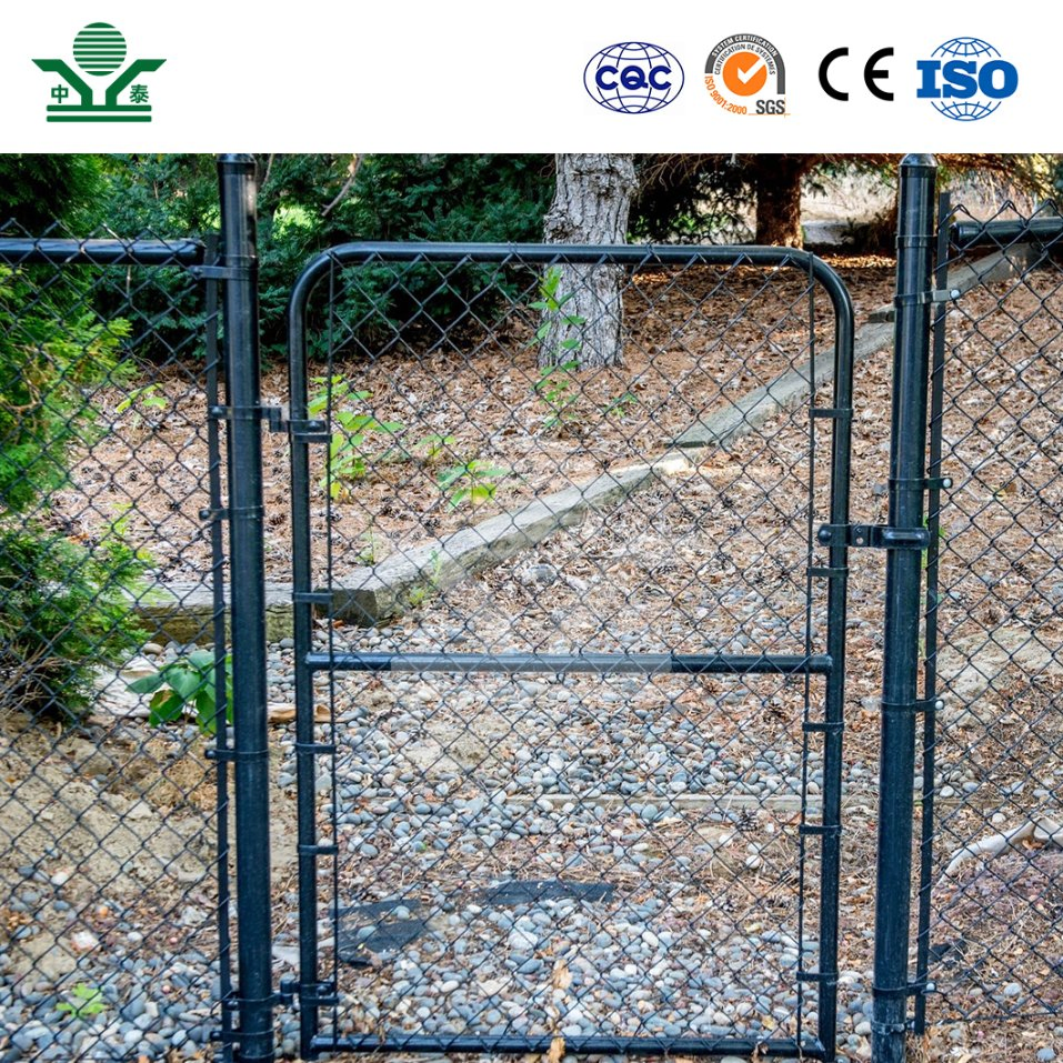 Zhongtai 1.2 M Chain Link Fence China Manufacturing PVC Coated Diamond Mesh 3.8mm Diameter Short Stadium Chain Link Fence