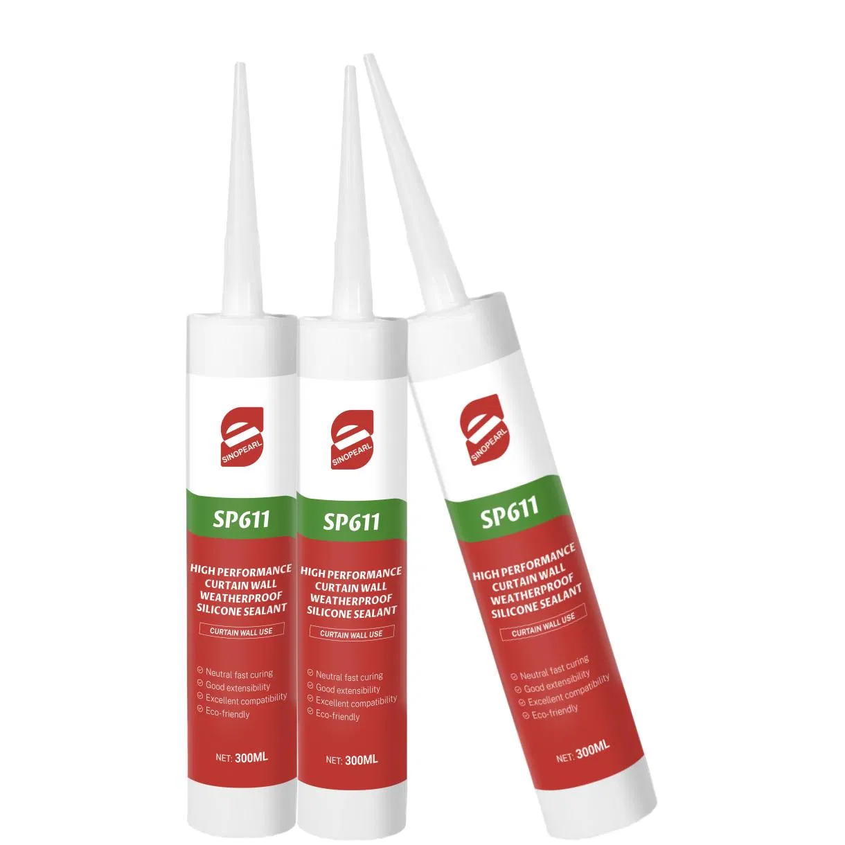 Sp611 Silicone Sealant for Office Building Wall Panels Aluminum Modern Glass Weatherproof Curtain Wall Sealant Super Caulking Agent