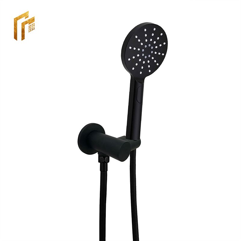 Factory Direct Price Matte Black Shower Fixtures Head Hand and Hose with Hose for Bath Taps