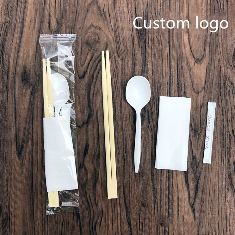 Biodegradable Disposable Plastic Forks Knives Spoons Chopsticks Sets