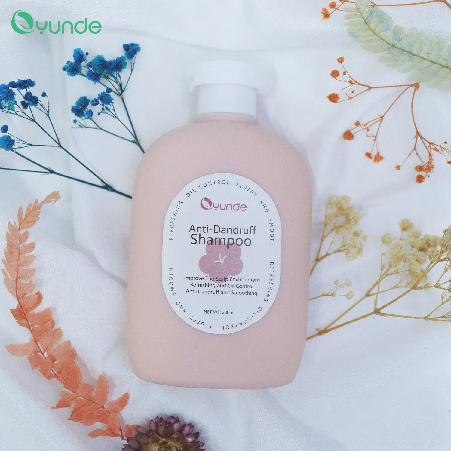 Private Label Cocount Oil Salon Hot Sale Hair Care Smooth Anti-Dandruff Shampoo