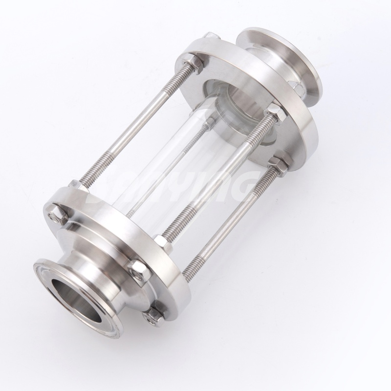 Through Stainless Steel DN25 Sanitary Fitting Tube Sight Glass