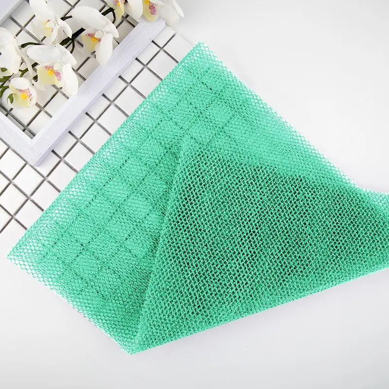 Body Scrubbing Exfoliating African Nylon Washcloth Net Bath Mesh Sponge African Net Sponge
