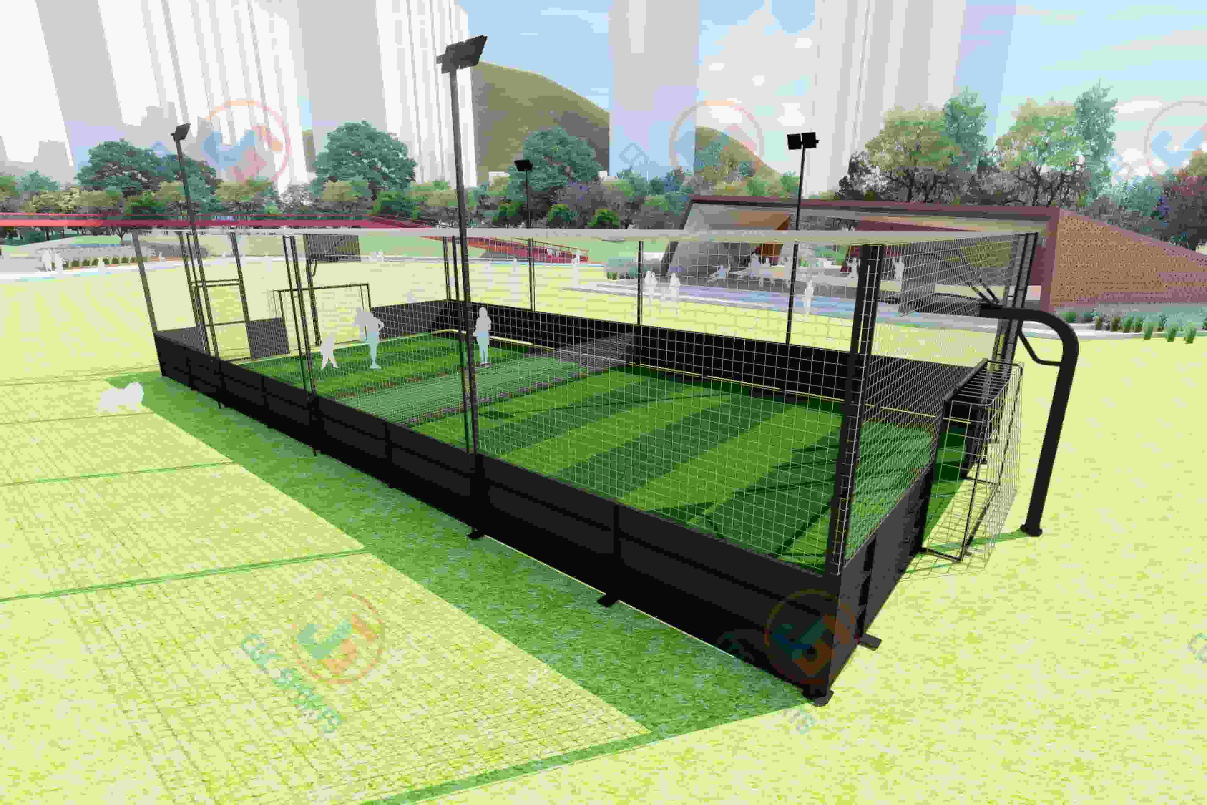 Reliable Chain Link Fence for Soccer and Sports Areas