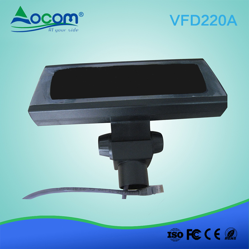 20X2 11mm Height Characters POS VFD USB Customer Display