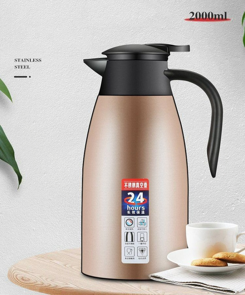 Large-Capacity Stainless Steel Colorful Insulated Water Kettle