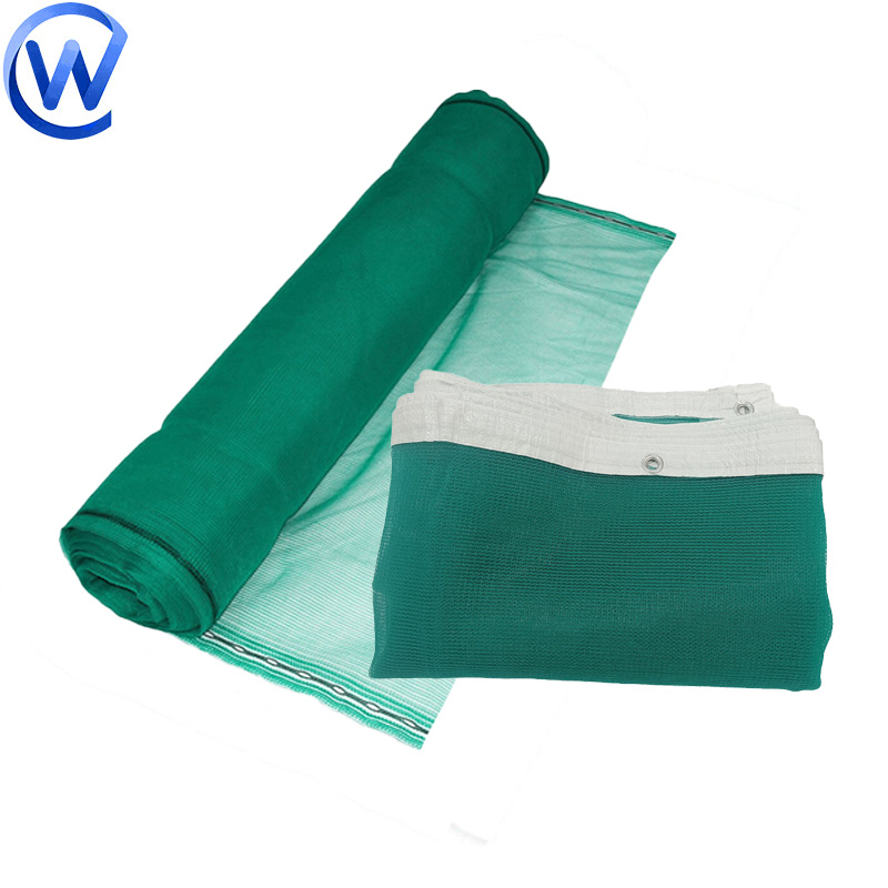 Supply Green Construction Woven Windbreak Scaffolding Shade Net 50mtr Roll Price for Construction
