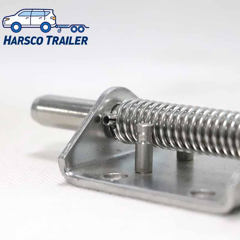 10X135mm Spring Bolt 220mm Z/P Trailer HorseBox Lorry Shed Gate