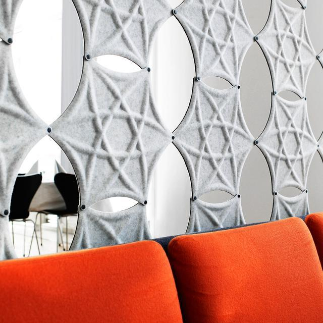 Pet White Soundproof 3D Acoustic Polyester Fiber Foam Panel