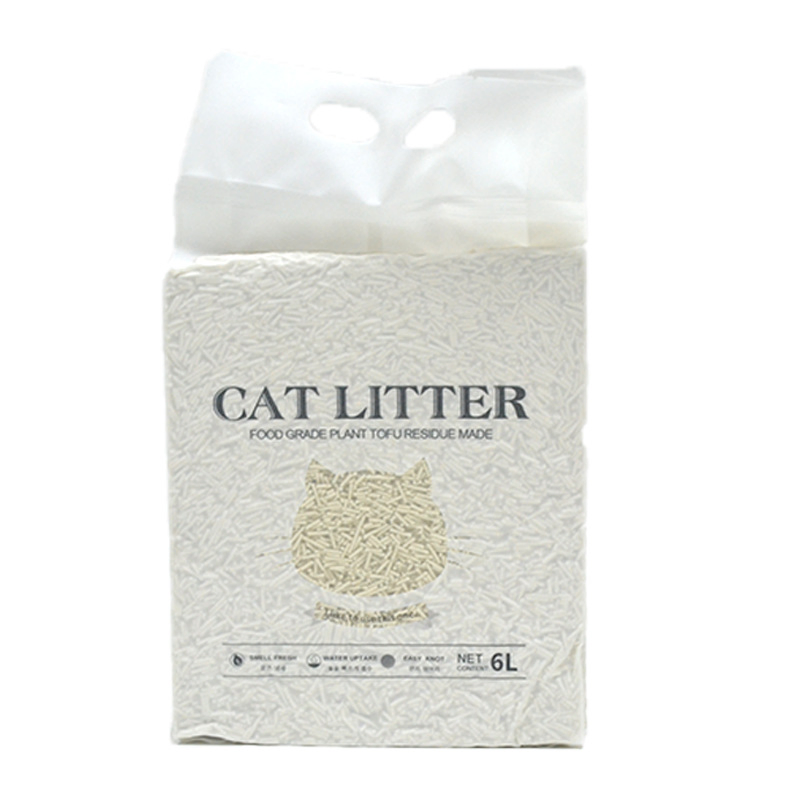 6L Plant-Based Green Tea Tofu Cat Litter Deodorizes and Eliminates Dust