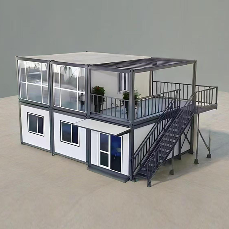 Mobile Steel Frame 20FT 2 Bedroom Luxury Prefabricated Detachable Prefab Modular Assembled Living Container Capsule House