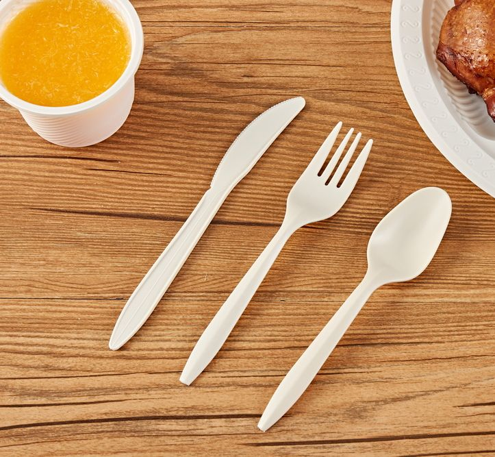 Factory Direct Sale Eco Friendly Disposable Cutlery Biodegradable Spoon Fork Knife