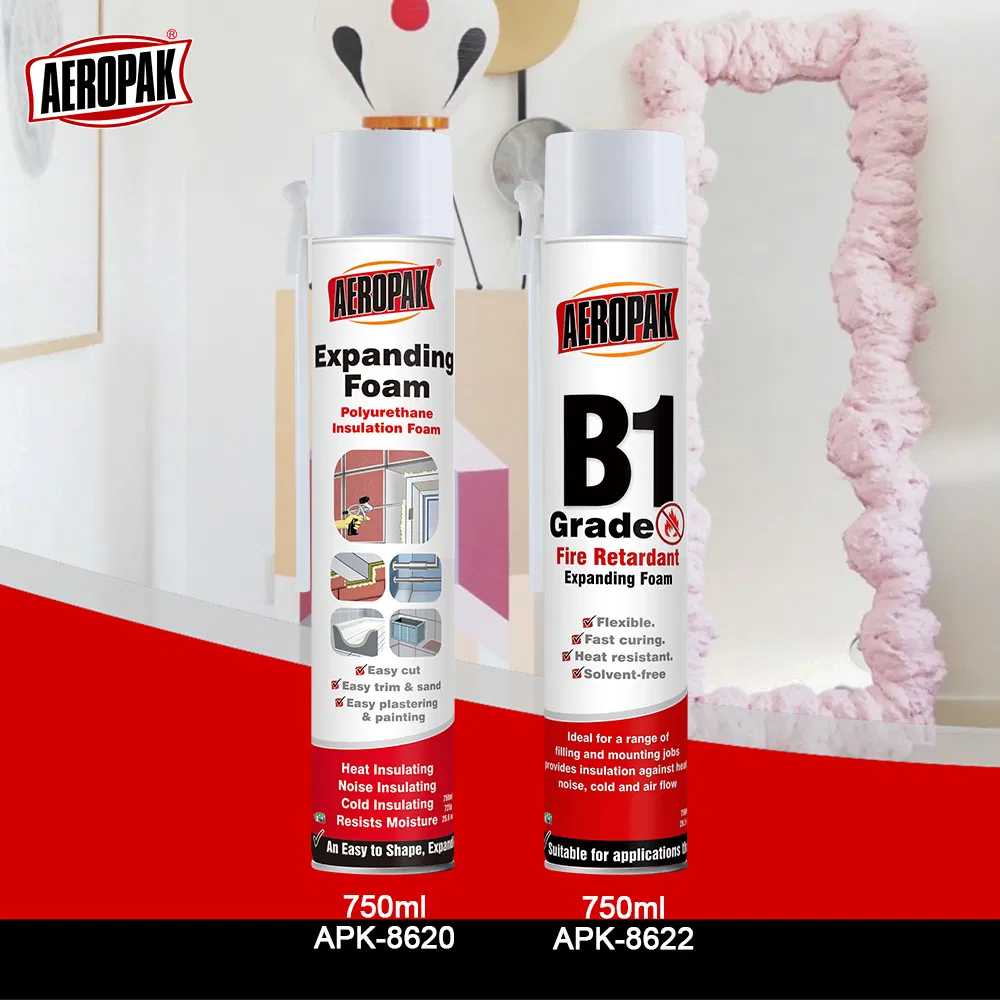 Aeropak Aerosol PU Polyurethane Expanding Foam Spray
