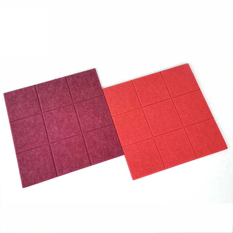 Decorative Office Polyester Acoustic Panel Unique Design Thick Studios Virous Shaped