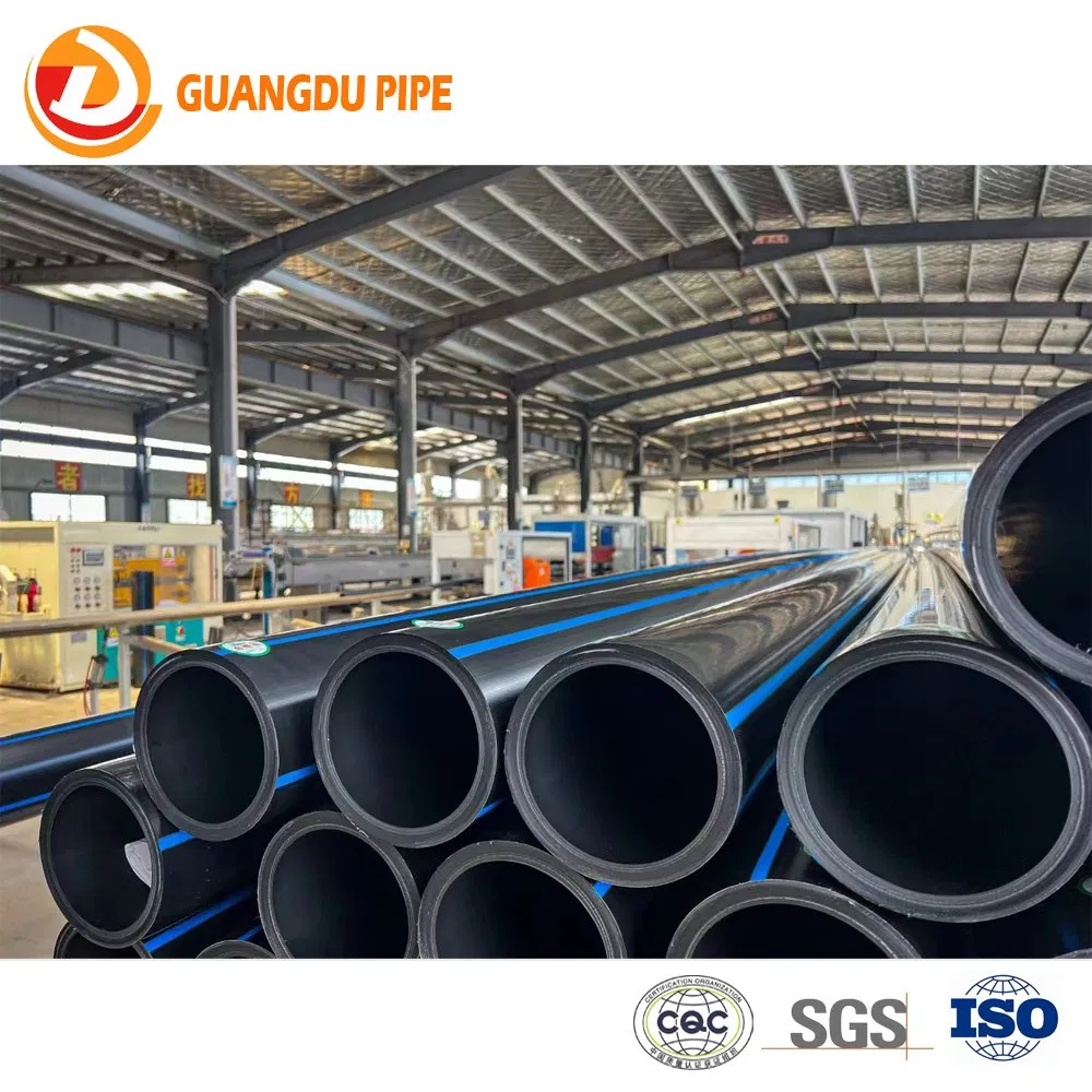 Plastic HDPE PE Plastic Water Supply Pipe Large Diameter Plastic Pipe