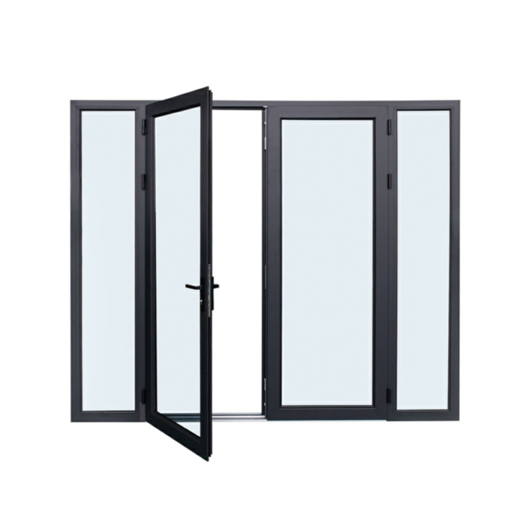 Luxury Residential Aluminum Double Glazed House Swing Door