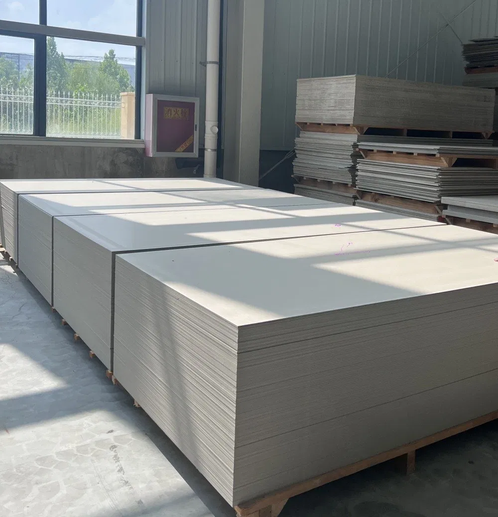 Non Asbestos Waterproof 6mm 12mm XPS Insulation Gray Color Wall Slab Construction MGO Plate Calcium Silicate Panel Ceiling Facade Sheet Cement Fiber Board