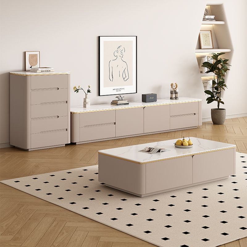 Комплект мебели массив тика тумба под ТВ откидная столик