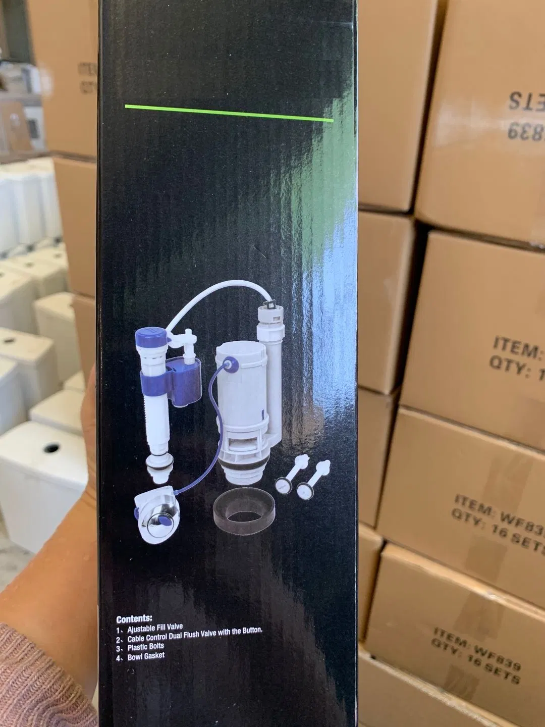 CF-839 Cistern Fittings for Wc, Flush Mechanism, Tank Fittings, Toilet Accessories